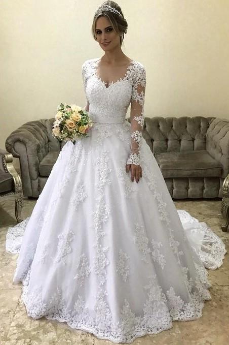 Winter Lace Wedding Dresses