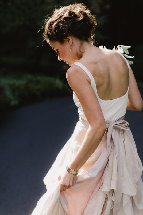 Casual Backyard Wedding Dresses with Irregular Skirt – NarsBridal