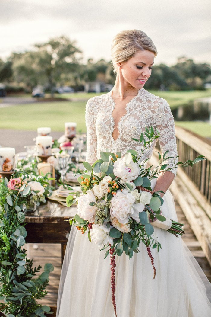 pearls-lace-sleeves-wedding-dresses-photograph-shoot-1